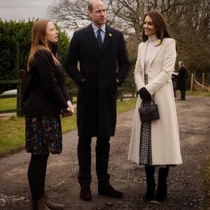 Zara Black and White Tweed Midi Skirt ASO Kate Middleton